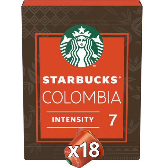 Starbucks - Colombia café capsules compatibles nespresso n°7 (101 g)