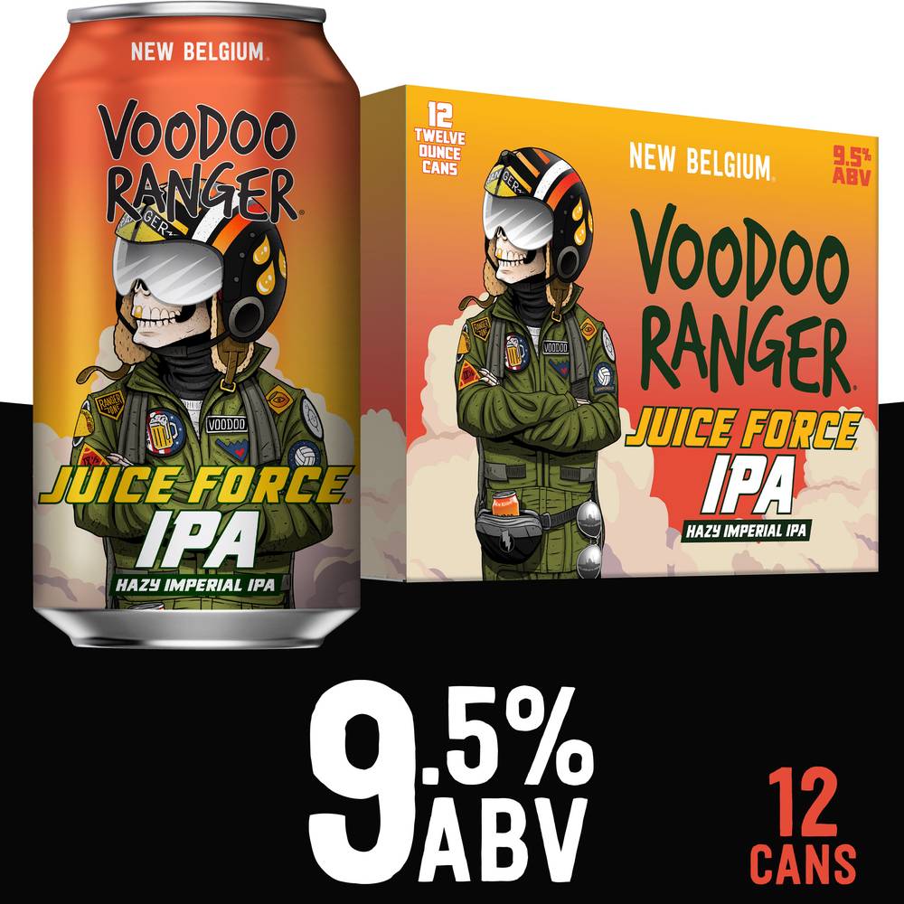 Voodoo Ranger Juice Force Hazy Imperial Ipa (12 pack, 12 fl oz)