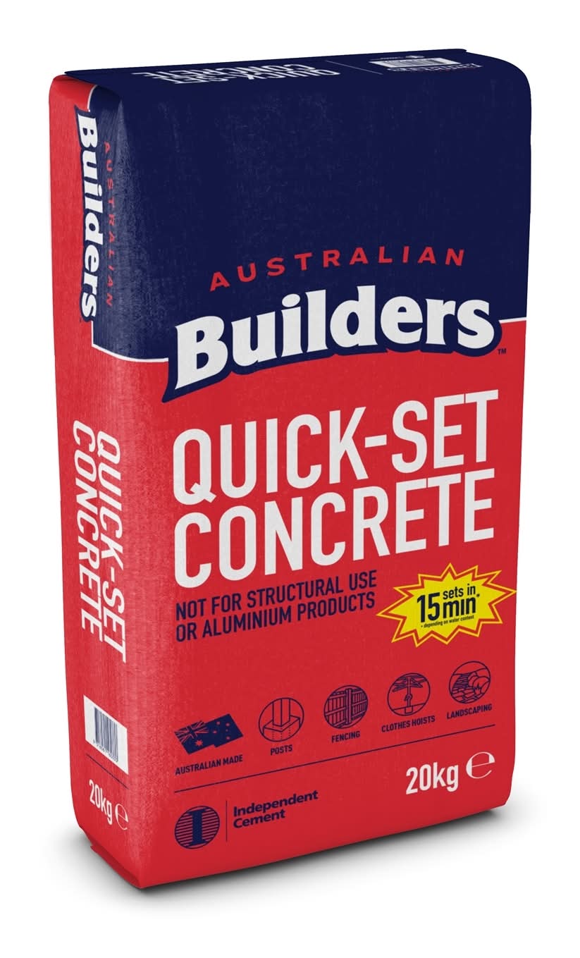Australian Builders 20kg Quick Set Concrete