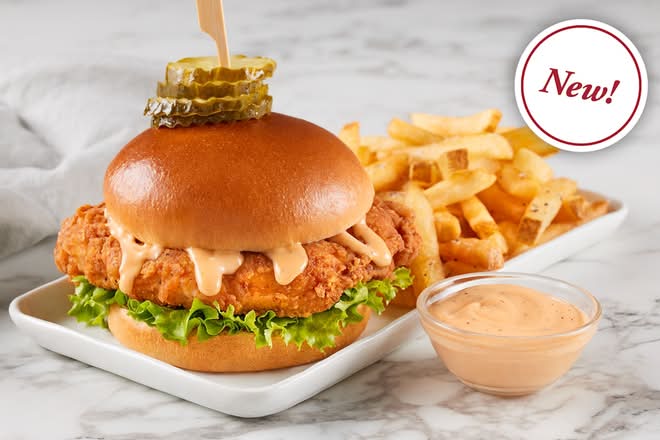 Double Dippin' Fried Chicken Sandwich