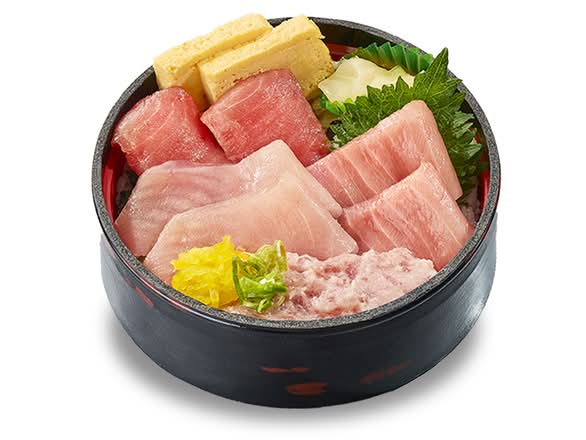 まぐろにぎわい丼