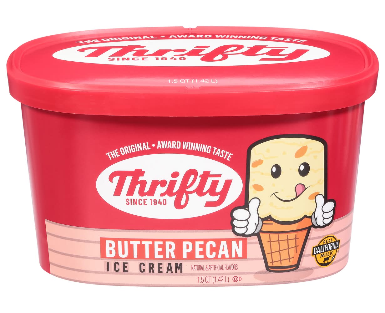 Thrifty Ice Cream, Butter Pecan (1.5 qt)