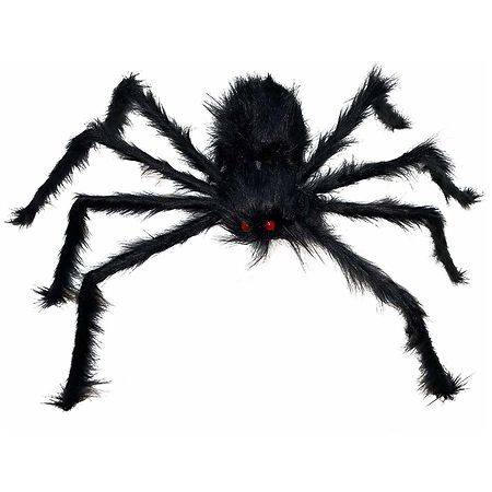 Festive Voice Happy Halloween Large Posable Spider - 1.0 ea