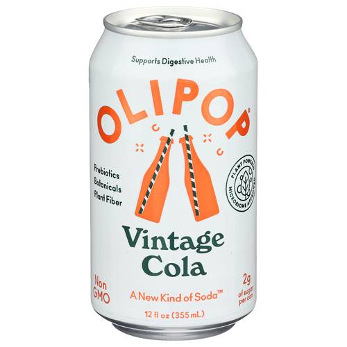 Olipop Vintage Cola Prebiotic Sparkling Tonic