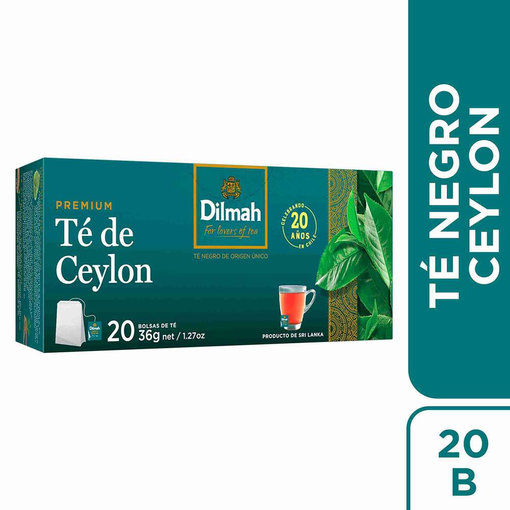 Dilmah · Té ceylan premium (20 un)