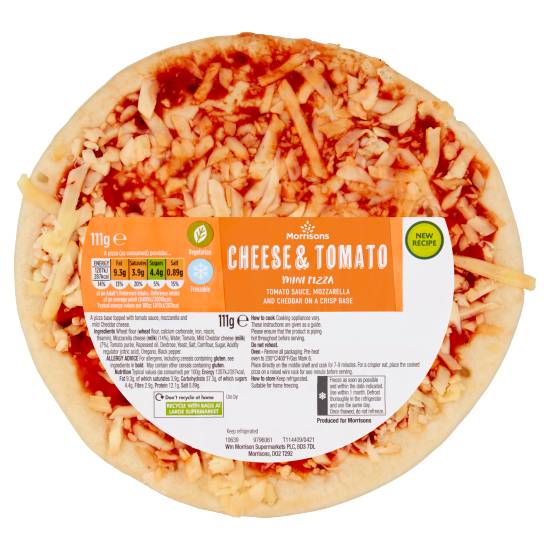 Morrisons Cheese & Tomato Mini Pizza (111g)