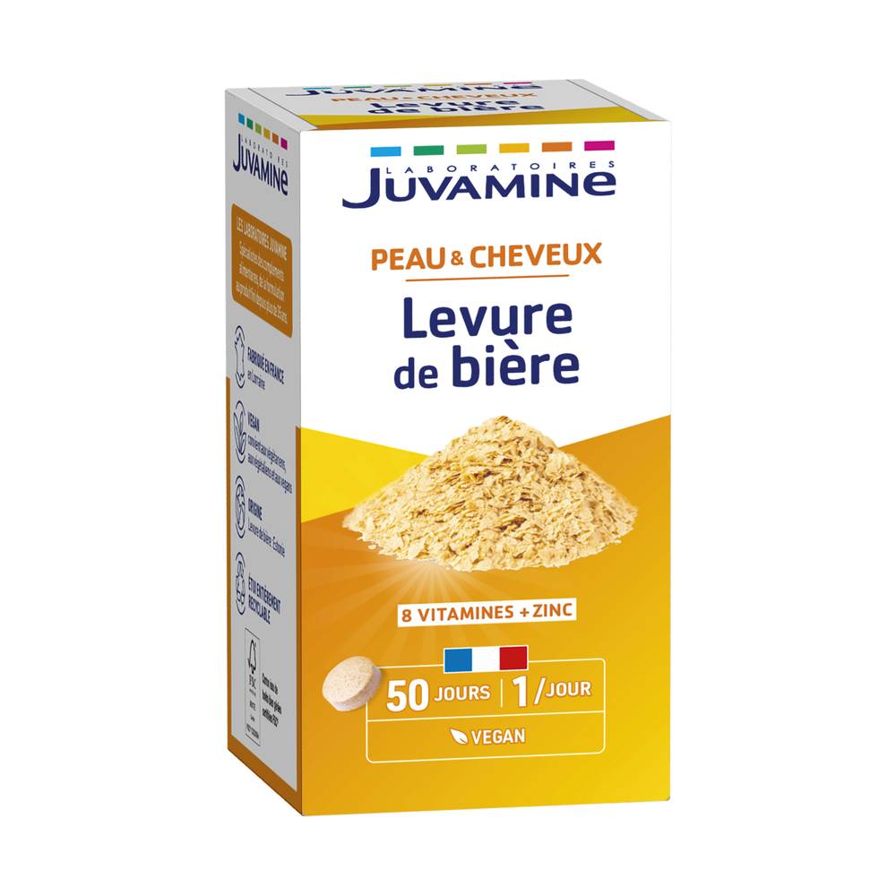 Juvamine - Levure de bière beauté vitalité (50 pièces)