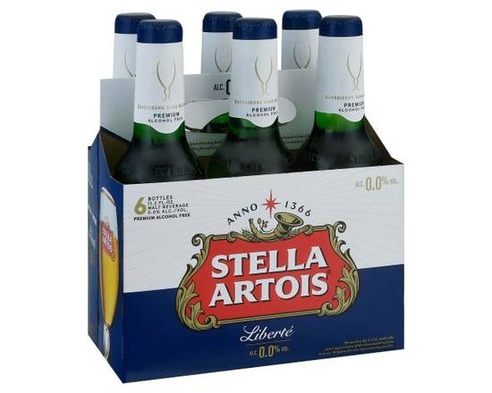 Stella Artois · Alcohol Free Belgium Premium Liberte Beer (6 x 11.2 fl oz)
