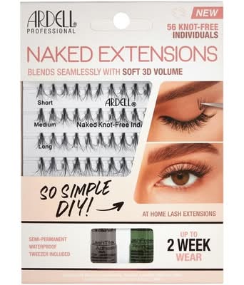 Ardell kit dextensions nues - ardell naked extensions kit, black (56 ct)
