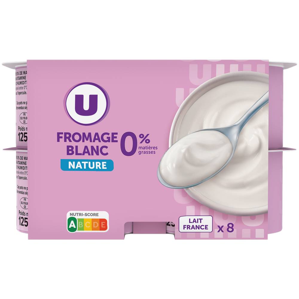 Les Produits U - Fromage blanc frais