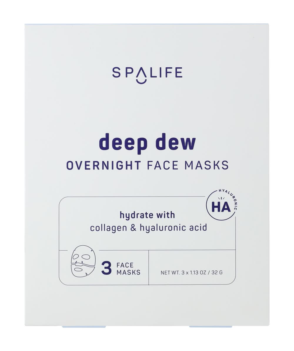 Spalife Deep Dew Overnight Face Masks 3-Pack Deep Dew