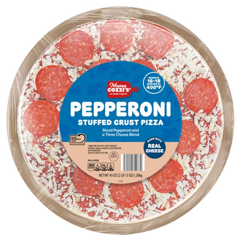 Mama Cozzi's Pizza Kitchen Stuffed Crust Pizza, Pepperoni, 14 in (45 oz)