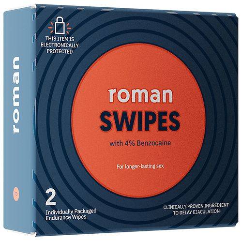 Roman Swipes Endurance Wipes - 2.0 ea