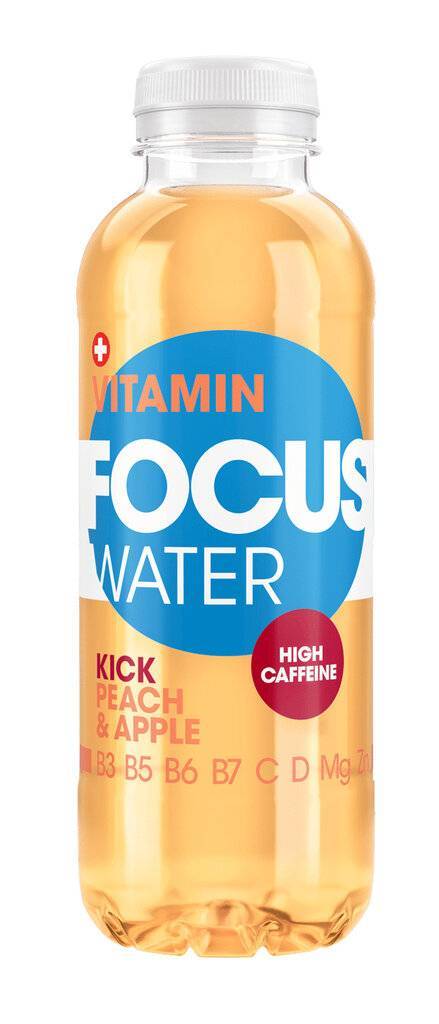 Focus Water Kick Peach & Apple 0,5l