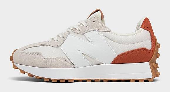 New Balance 327 Casual Shoes, Female, Size 6, Sea Salt-Rust Oxide
