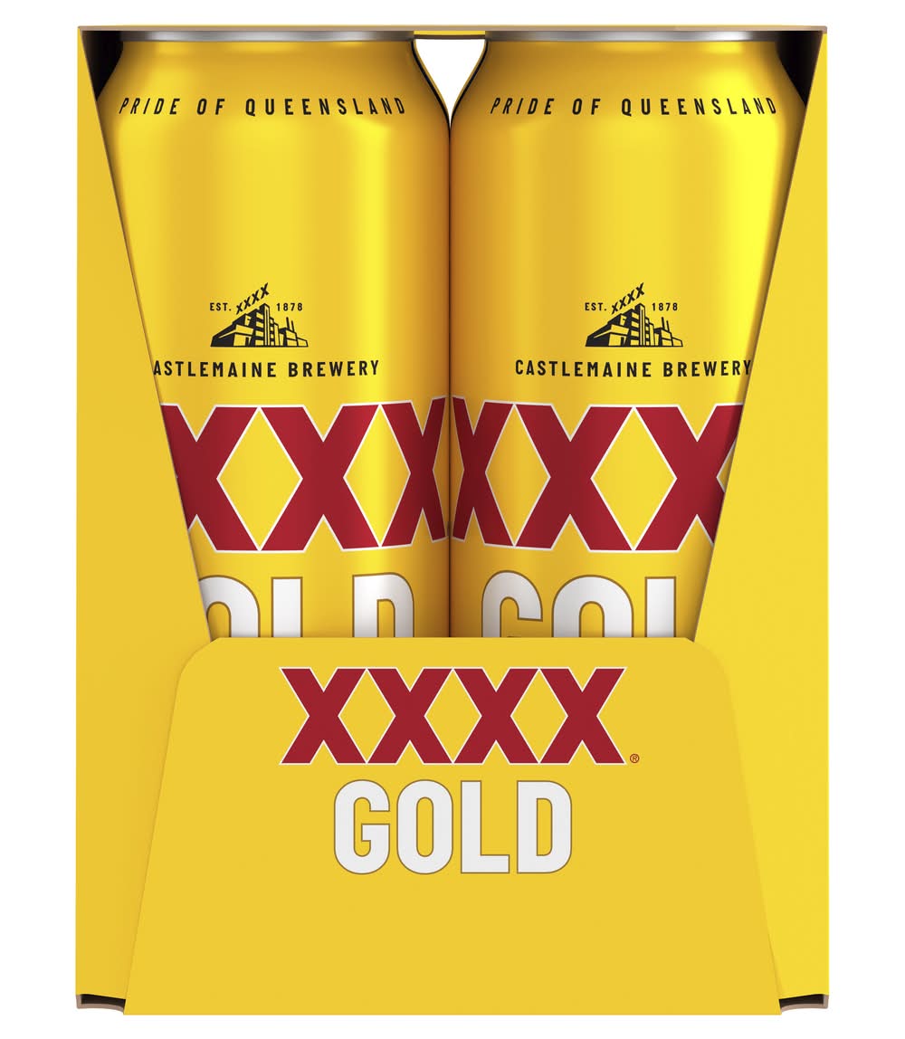 XXXX Gold Flavoured Lager Beer Delivery Near Me | Order Online