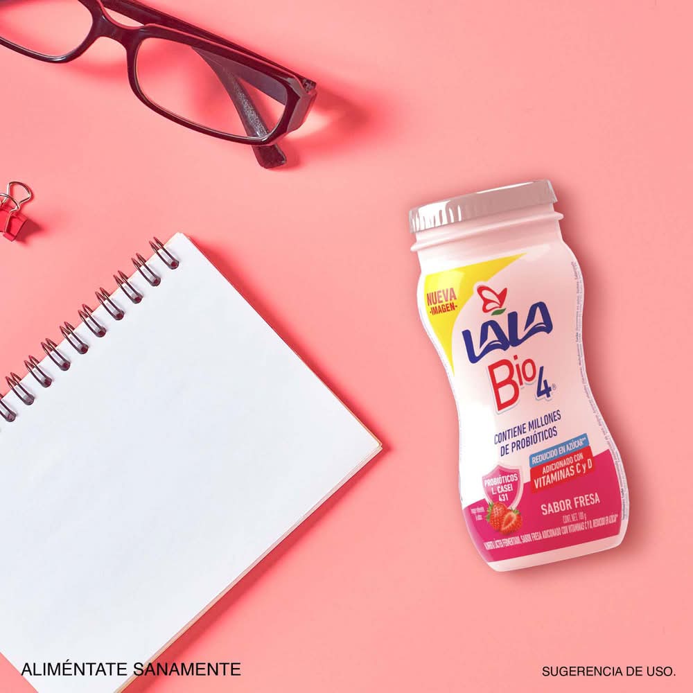 Lala Bio4 alimento lácteo fermentado reducido en azúcar Delivery