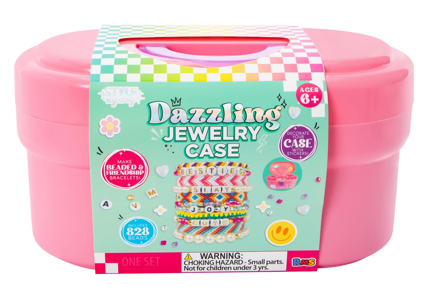 Dazzling Jewelry Case With 828 Beads