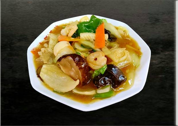 八宝菜 Meat & Vegetables in Starchy Sauce Stir-Fry