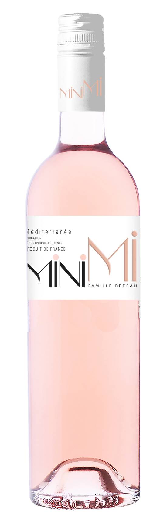 Vins Breban - Mini mi vin rosé IGP méditerranée (750 ml)