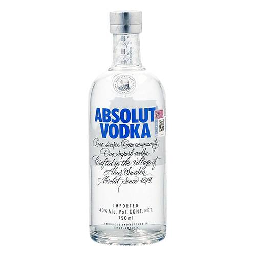 Absolut vodka (750 ml)