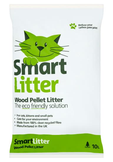 Smart Litter Wood Pellet Litter Cat Food (10L)