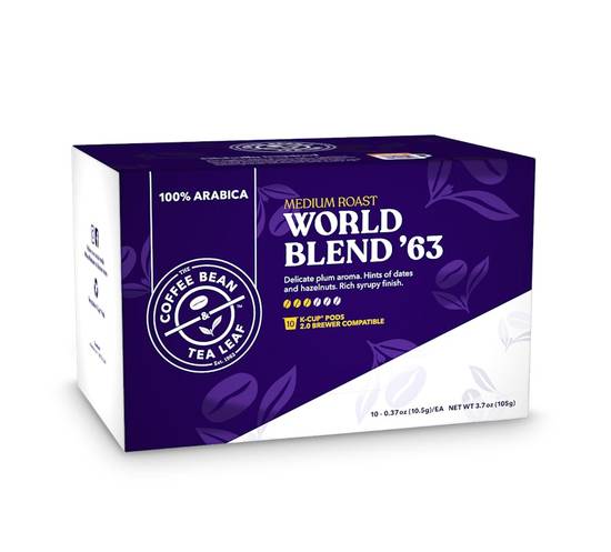 Retail Coffee|K Cup World Blend '63 10ct