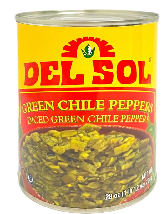 Del Sol - Diced Green Chiles - 28 oz can