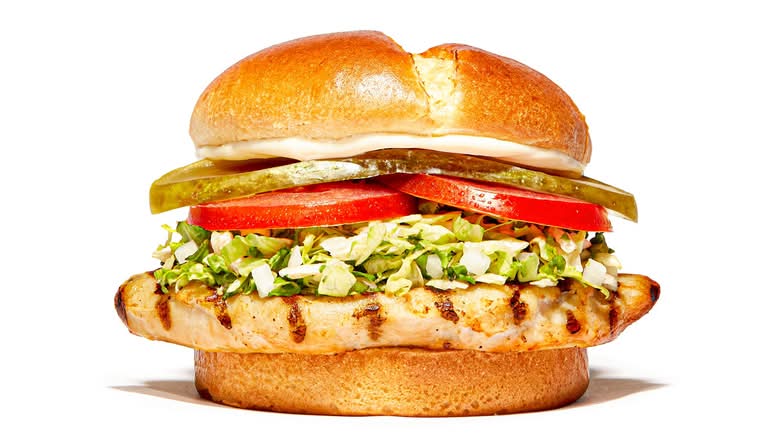 Grilled Chicken Sandwich 270 cals