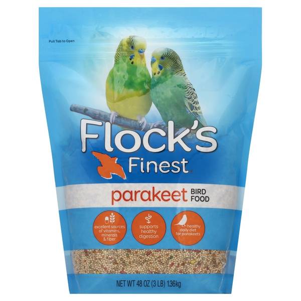 Flock's Finest Parakeet Bird Food (48 oz)