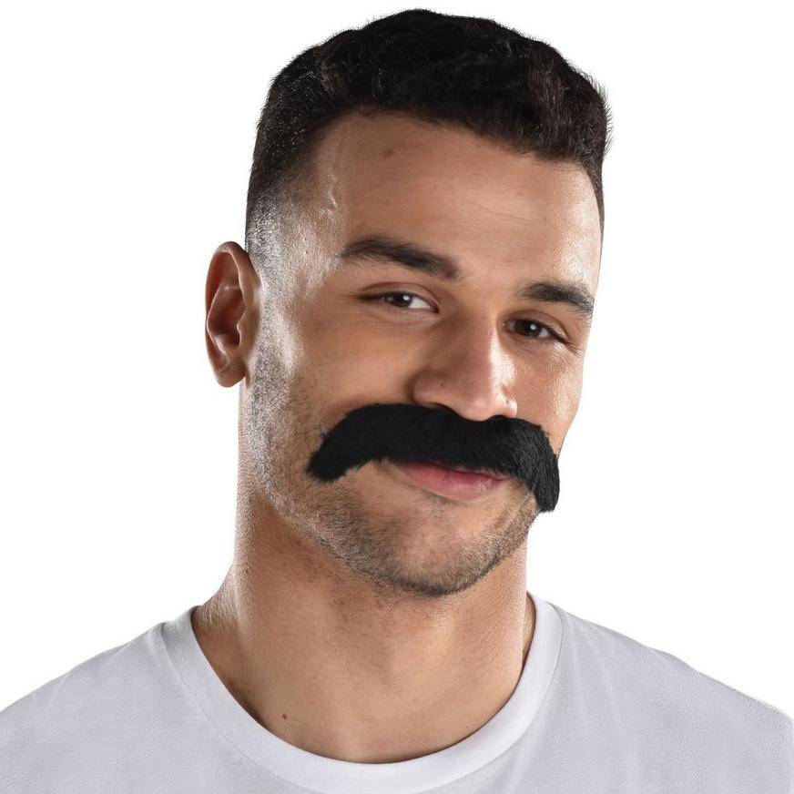 Party City Moustache, Male, Black