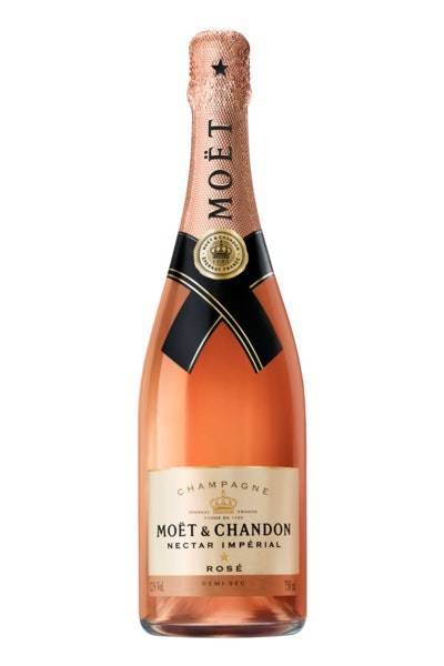 Moët & Chandon Nectar Imperial Rose Champagne Wine (375 ml)