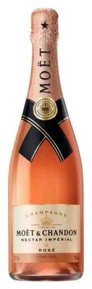 Moët & Chandon Nectar Imperial Rose Champagne Wine (375 ml)