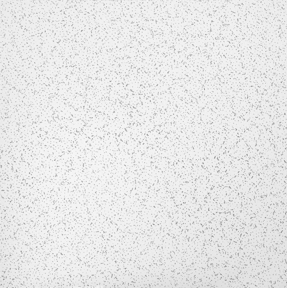 Armstrong Ceilings 2-ft x 2-ft Random Textured Contractor White Mineral Fiber Drop Ceiling Tile (4-Pack, 16-sq ft / Case) | SC935A