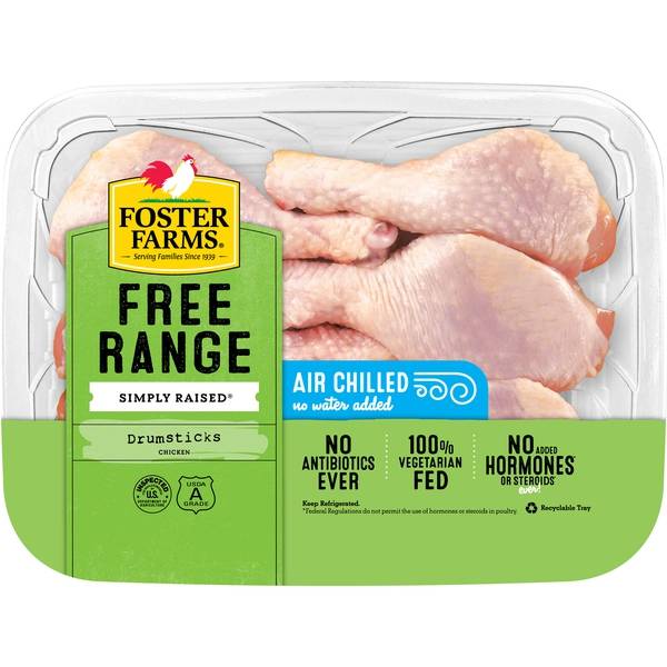 Foster Farms, Simply Raised Antibiotic Free Chicken Drumstick