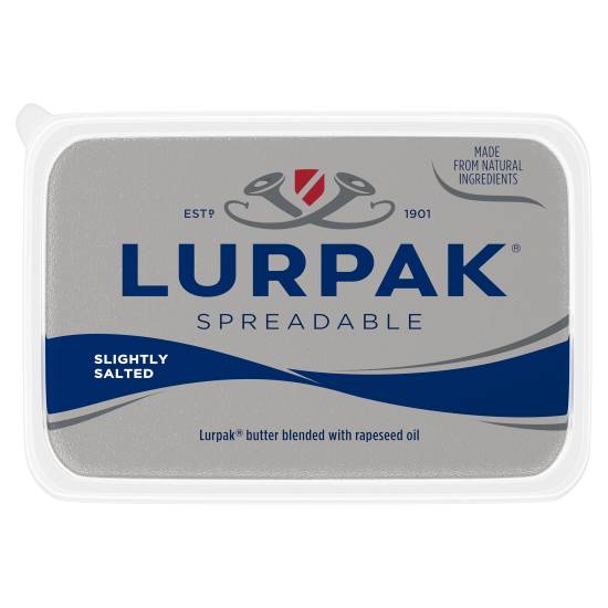Lurpak Slightly Salted Spreadable Blend Of Butter and Rapeseed Oil