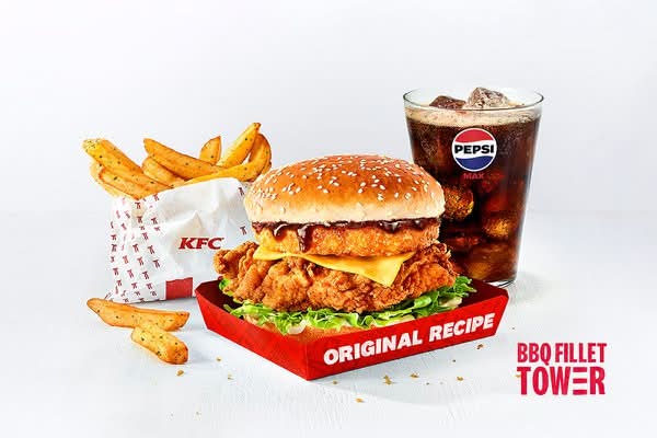BBQ Fillet Tower Burger Meal