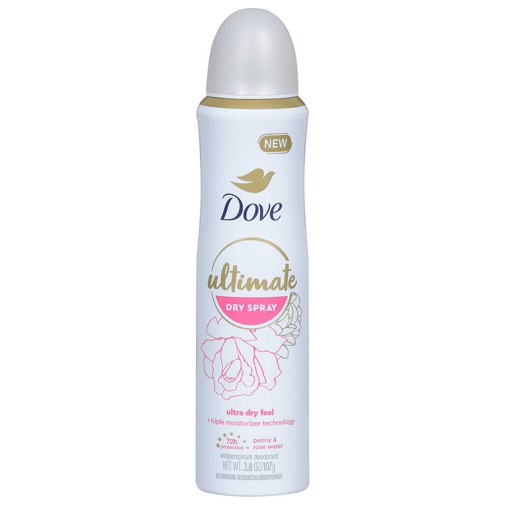 Dove Ultimate Peony & Rose Dry Spray Antiperspirant