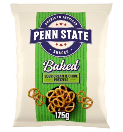Penn State Sour Cream & Chive, Baked Pretzels (175g)