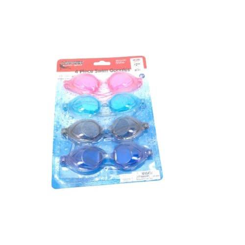 Cayman Swim Gear Deluxe Swim Goggles (4 pieces)