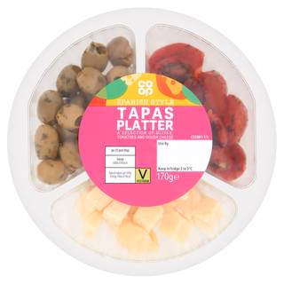 Co-op Spanish Style Tapas Platter 170g