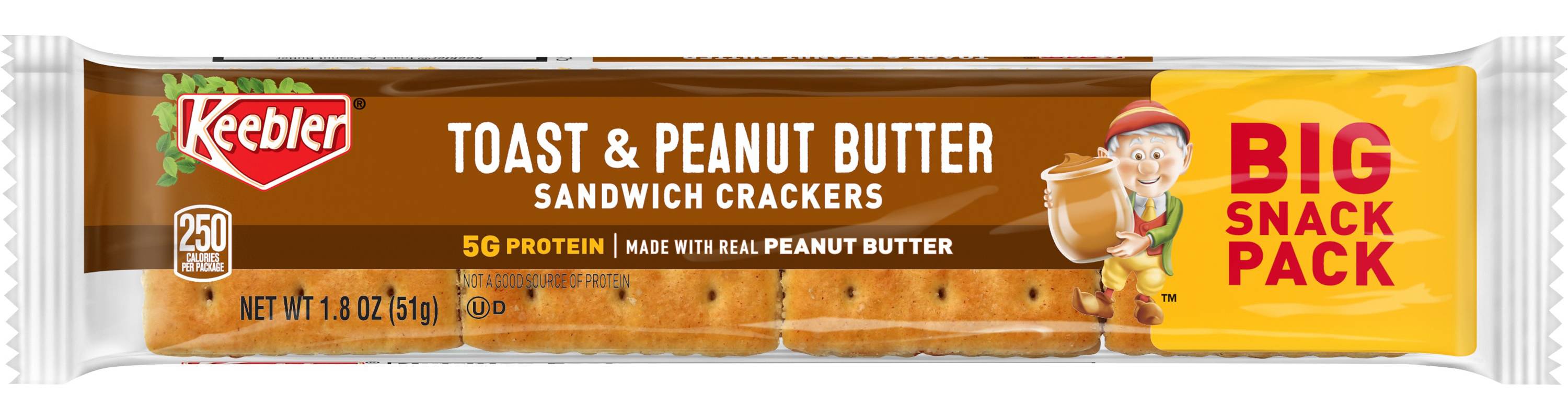 Keebler Toast & Peanut Butter Sandwich Crackers (1.8 oz)