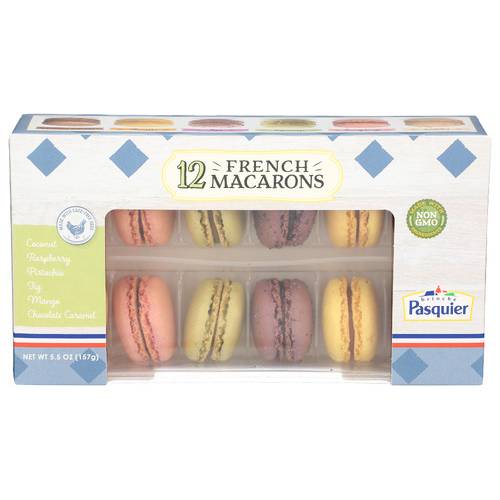 Pasquier Tropical French Macarons 12 Pack