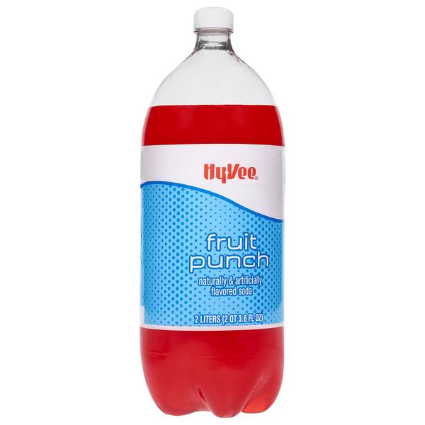 Hy-Vee Soft Drink Soda (2 L) (fruit punch)