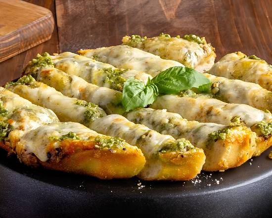 Pesto Cheesy Garlic Bread