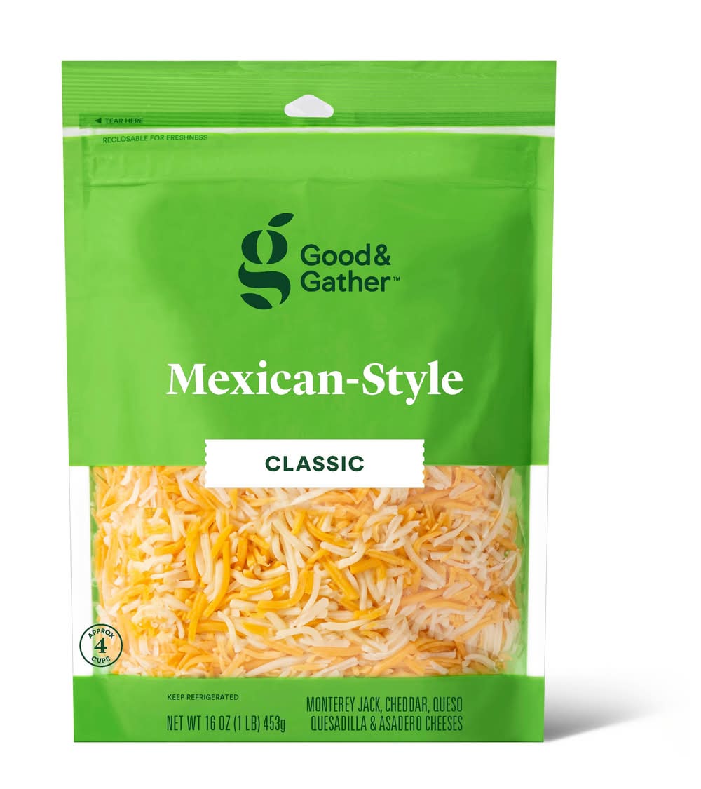 Good & Gather Classic Mexican Style Shredded Cheese (16 oz)