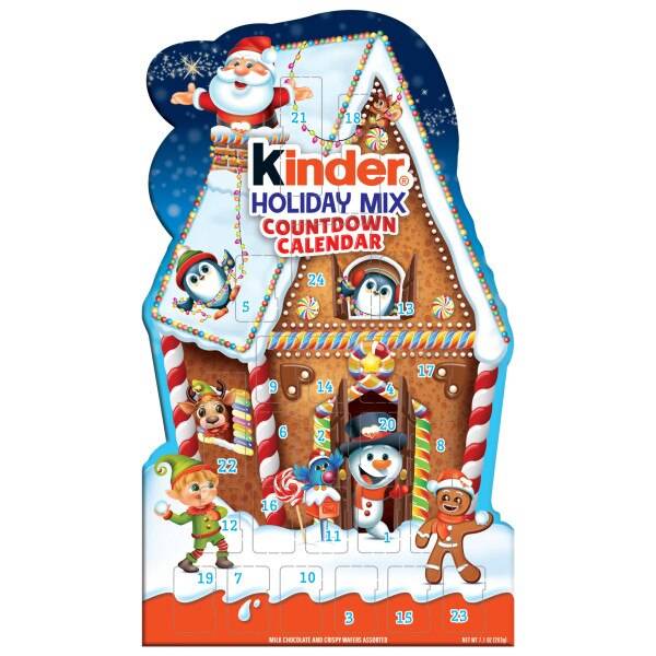 Kinder Chocolate Mix Countdown Advent Calendar, 4.4 Oz