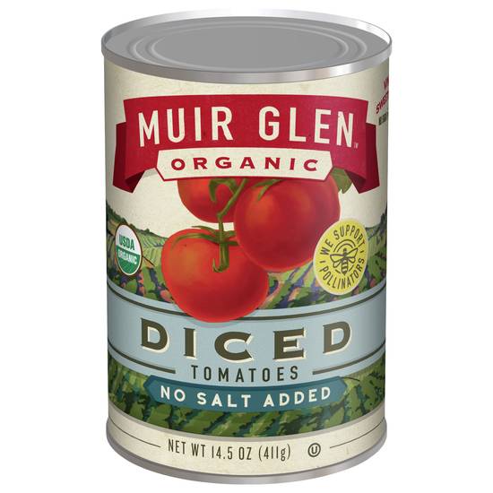 Muir Glen Diced No Salt Added Tomatoes
