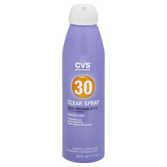 Cvs Sunscreen Clear Spray Spf30