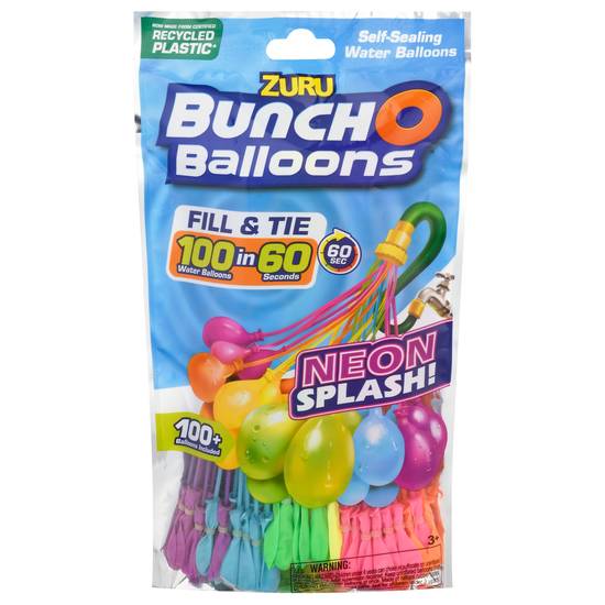 Zuru Neon Splash Buncho Balloons